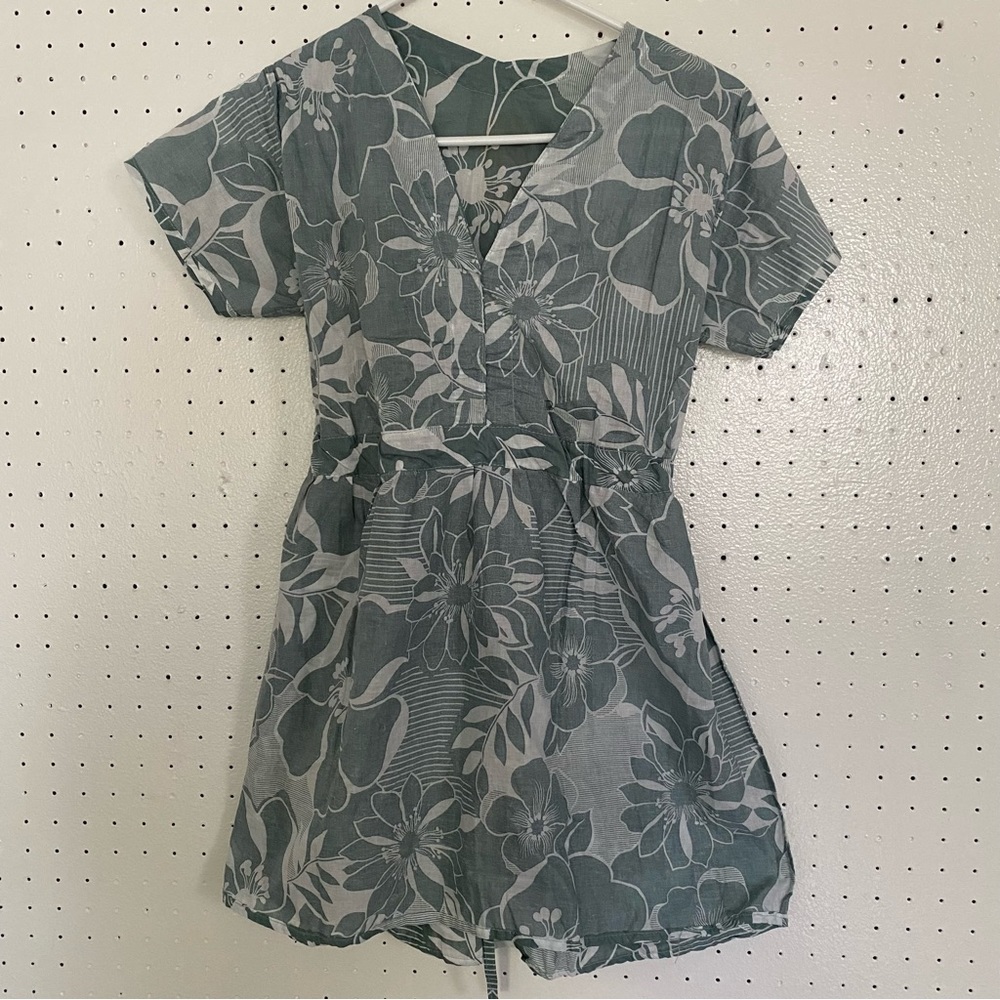 NWT Krisna Oleh Oleh Bali Size XS/Small Beach Mini Dress Teal